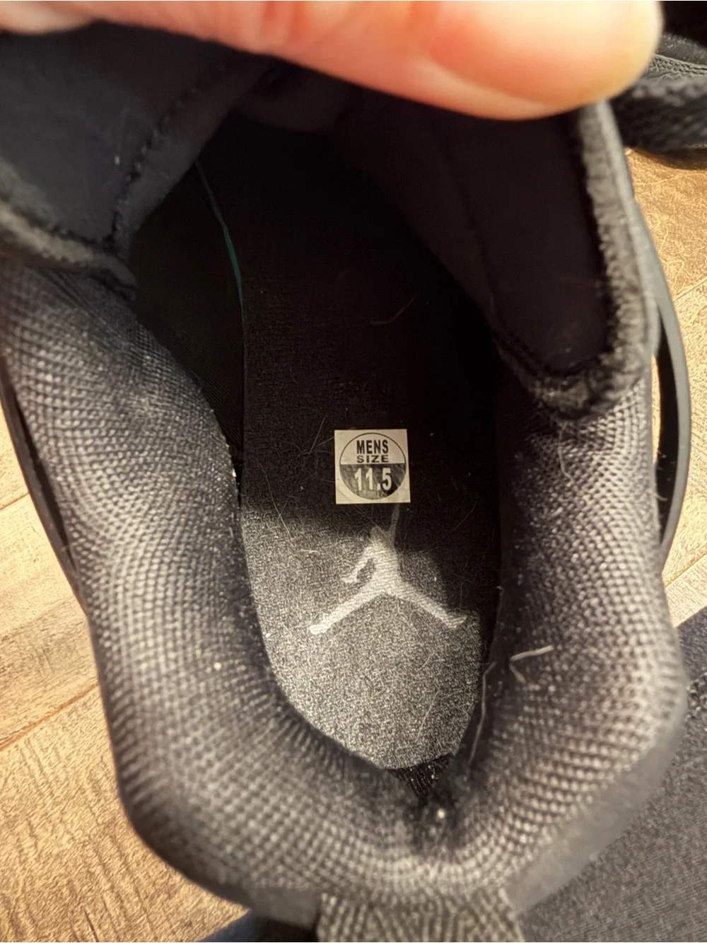 Black Cat Nike Jordan Retro Basketball Sneakers